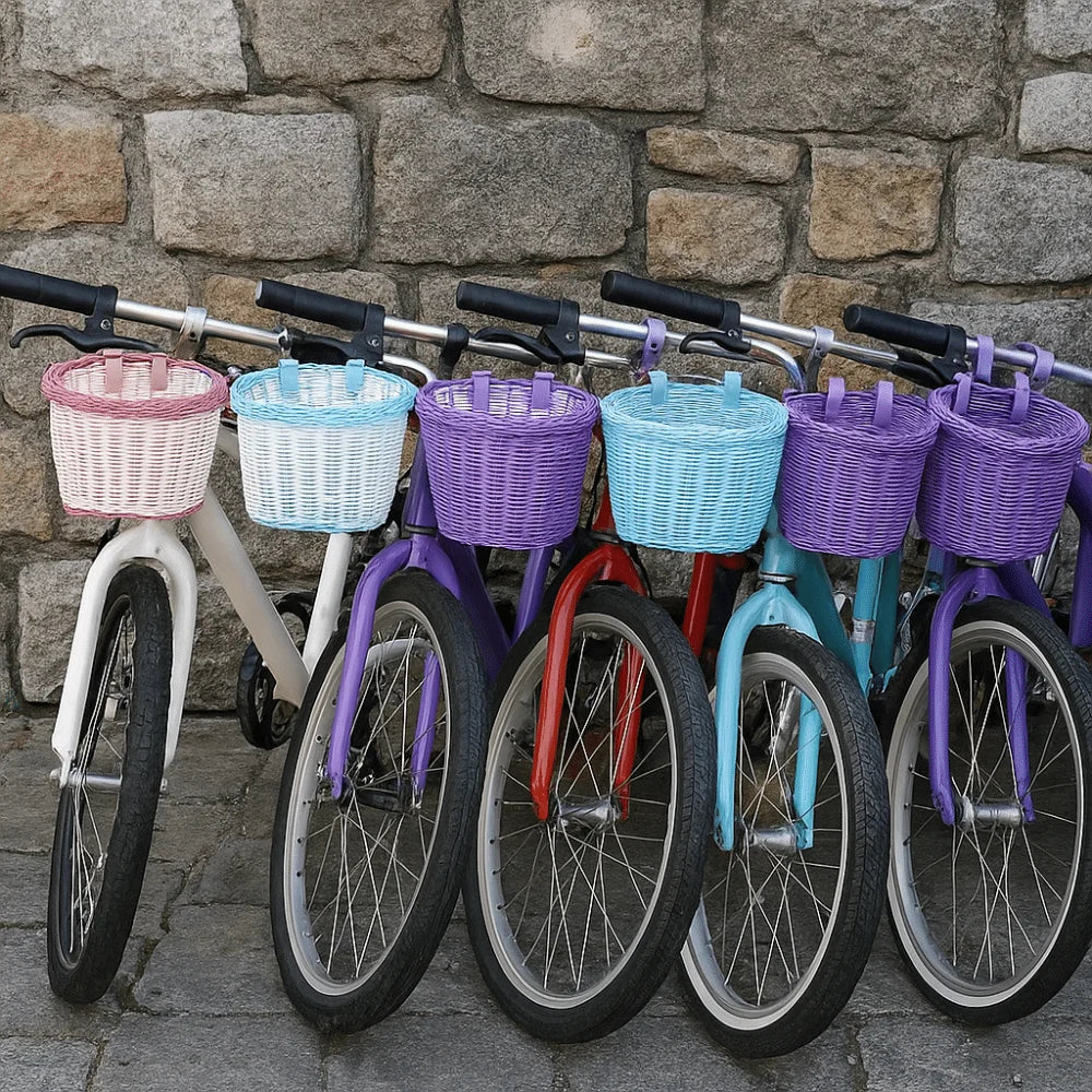 Waterproof Front Handlebar Bicycle Basket | Adjustable Straps Bicycle Handlebar Basket PLUSH