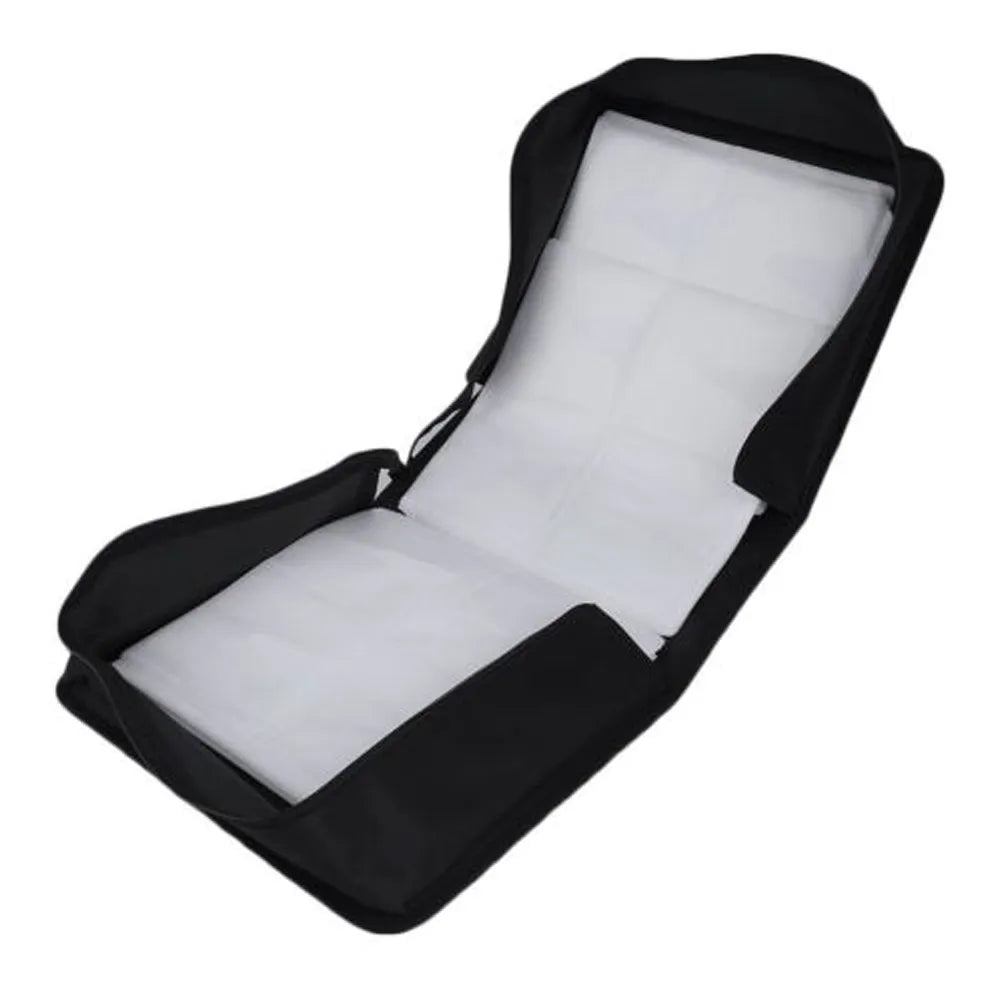 360-Disc CD DVD Storage Binder Bag – Portable Organizer Case CD DVD Storage Case PLUSH