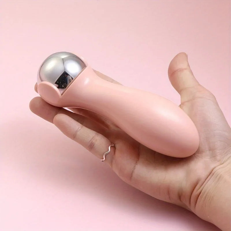 Stainless Steel Ice Globes – Hot & Cold Facial Massage Roller Facial Massage Roller PLUSH