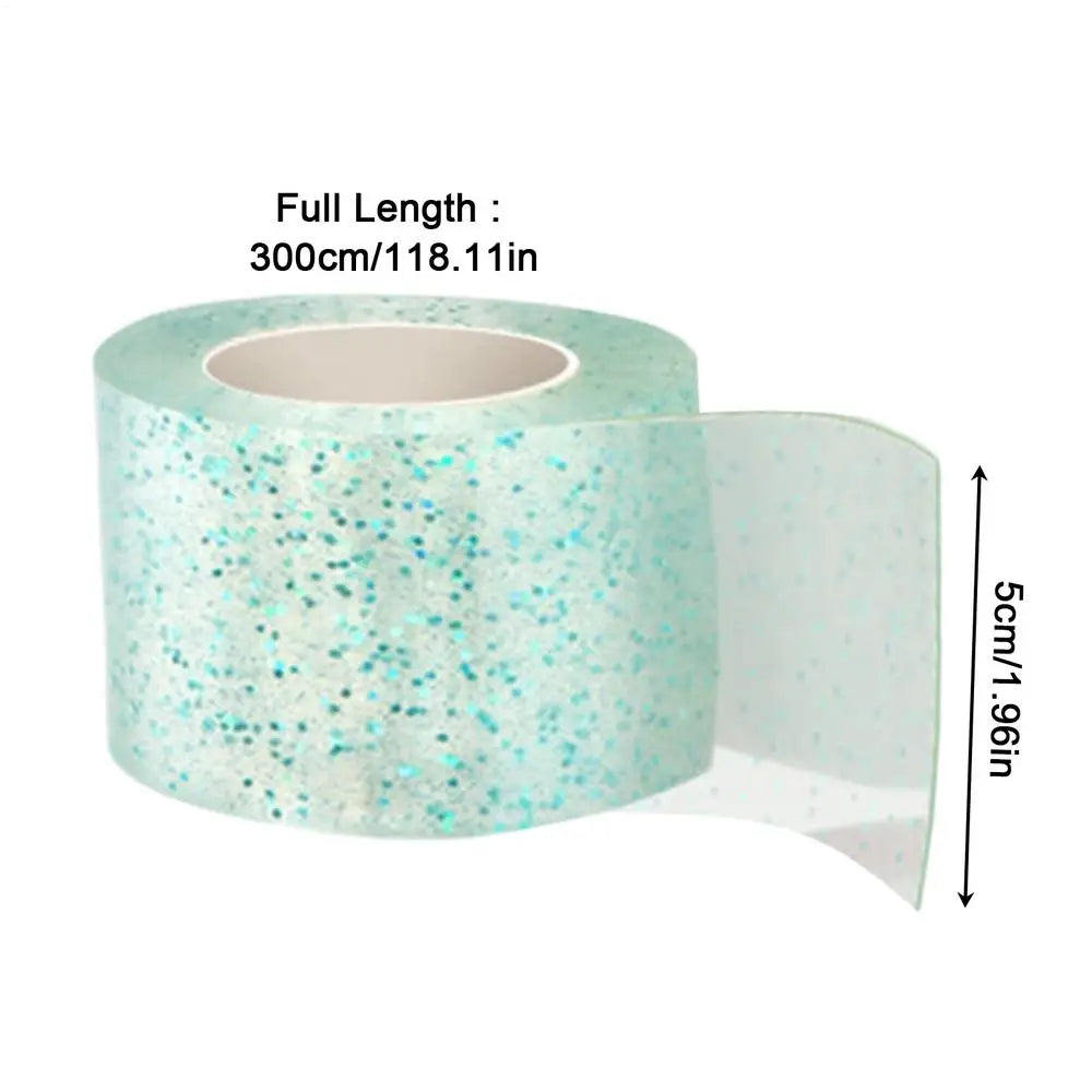 Glitter Nano Bubble Tape – Blowable DIY Craft Tape for Kids DIY Craft Tape PLUSH Green