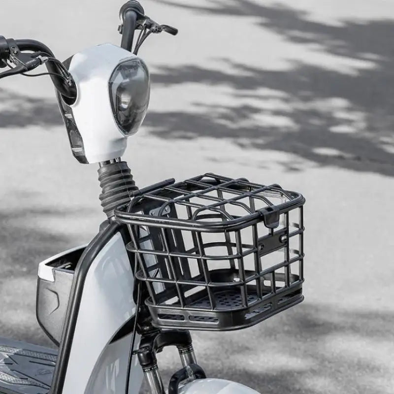 Large-Capacity Bike Front Basket with Lid | PC Plastic Bike Front Basket PLUSH