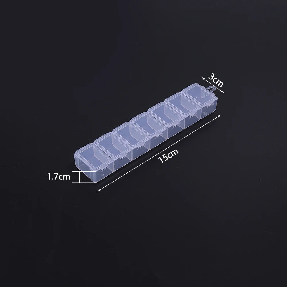 Transparent Plastic Jewelry Storage Box | Adjustable Organizer Jewelry Storage Box PLUSH Style 1
