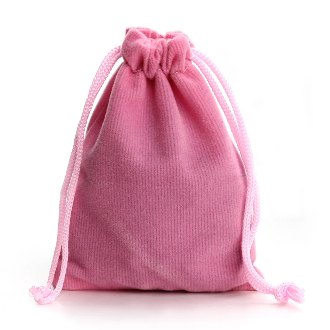 Velvet Drawstring Jewelry Pouches Gift Bags 5-10pcs Jewelry Packaging Pouch PLUSH Pink 5x7mm 10pcs