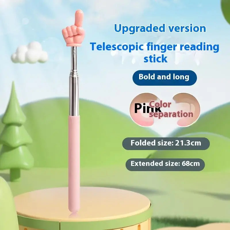 Telescopic Teaching Pointer Stick – Finger Tip Design 68cm Teaching Pointer Stick PLUSH style 6