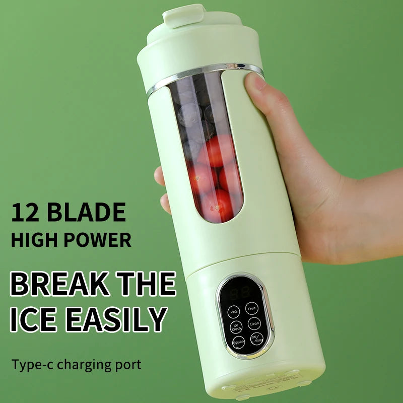 USB Rechargeable Portable Electric Juicer Blender Cup Portable Blender Cup PLUSH