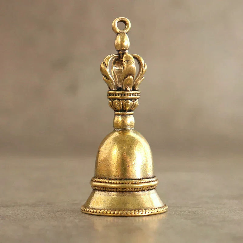 Handmade Vintage Brass Bell – DIY Keychain, Wind Chime & Decor Brass Bell Charm PLUSH