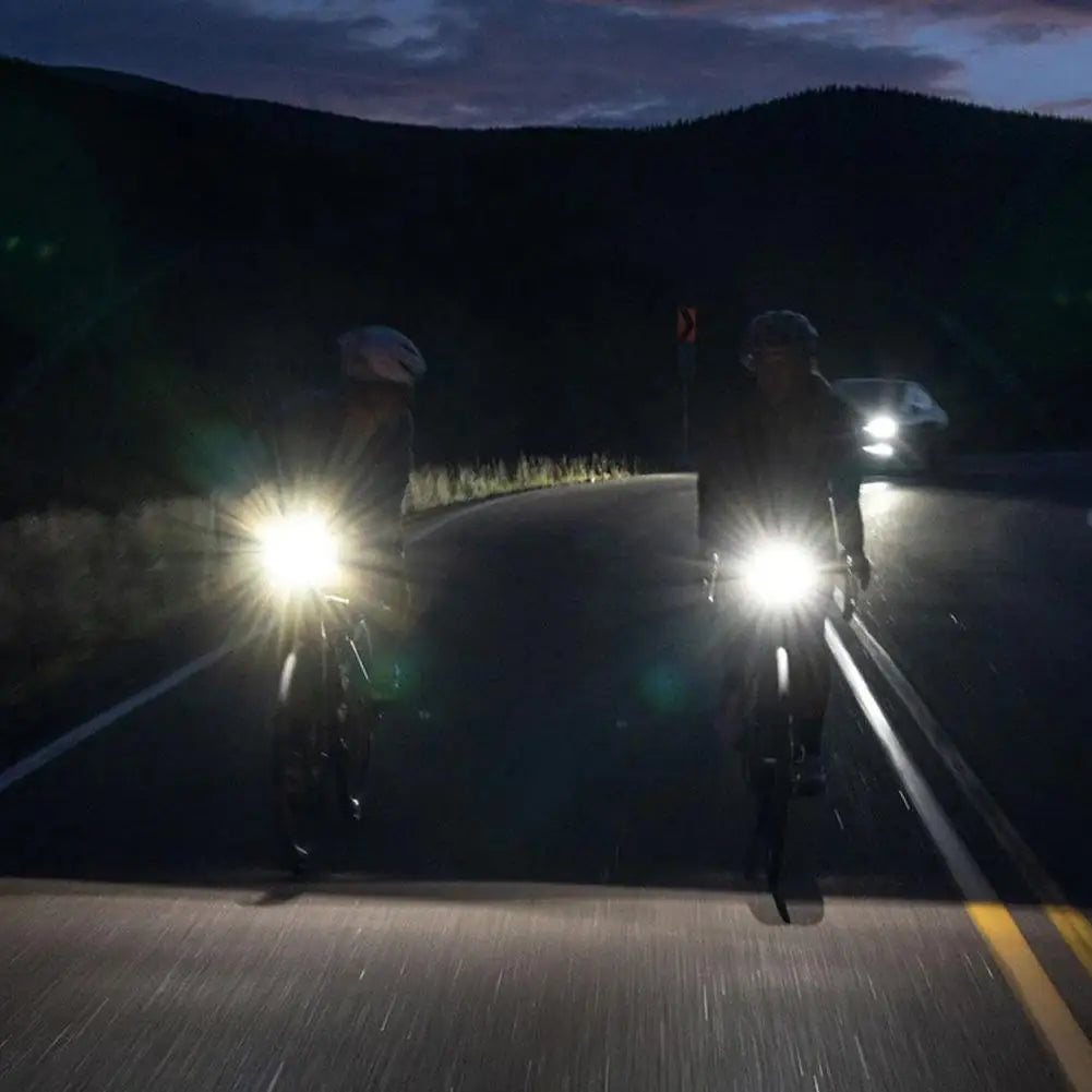 Solar LED Bicycle Headlight – Digital Display & Waterproof Solar Bike Light PLUSH