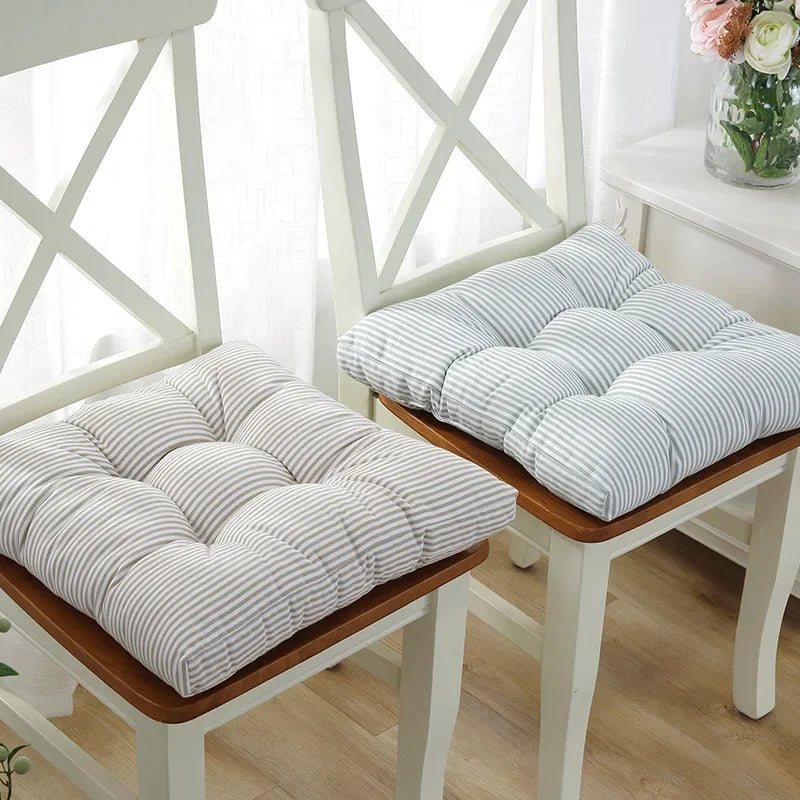 Round Cotton Linen Floor Cushion – Meditation & Chair Seat Pad Floor Seat Cushion PLUSH