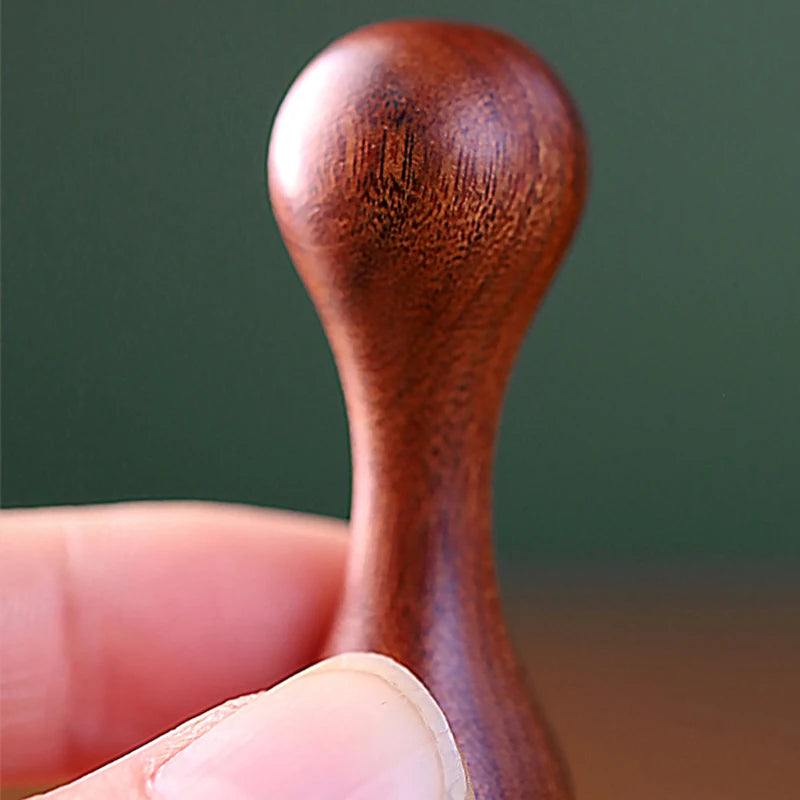 Sandalwood Fingertip Begleri Bead – Knucklebone Fidget Toy Wooden Fidget Toy PLUSH