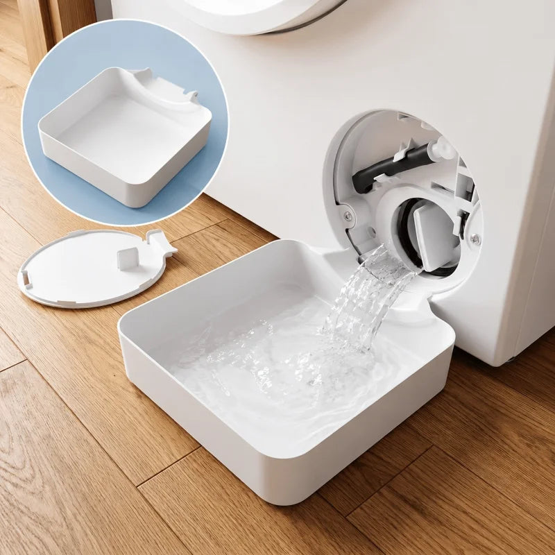 Washing Machine Drain Funnel – Fluff Filter Drip Tray Tool Appliance Drain Tool PLUSH
