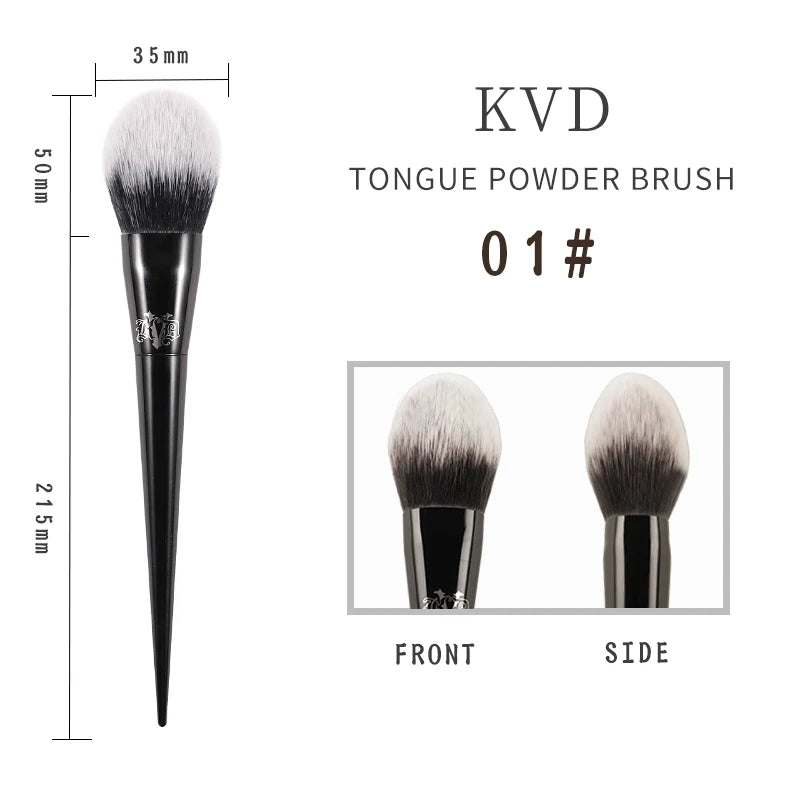 Kat Von D KVD Makeup Brush – Foundation, Blush & Eyeshadow Makeup Brush PLUSH 01 China Mainland