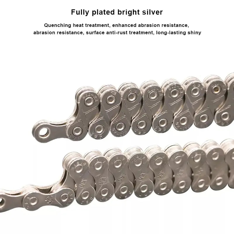 RIDERACE Ultralight Bicycle Chain 116L 8-12 Speed MTB Road Bike Bicycle Chain PLUSH