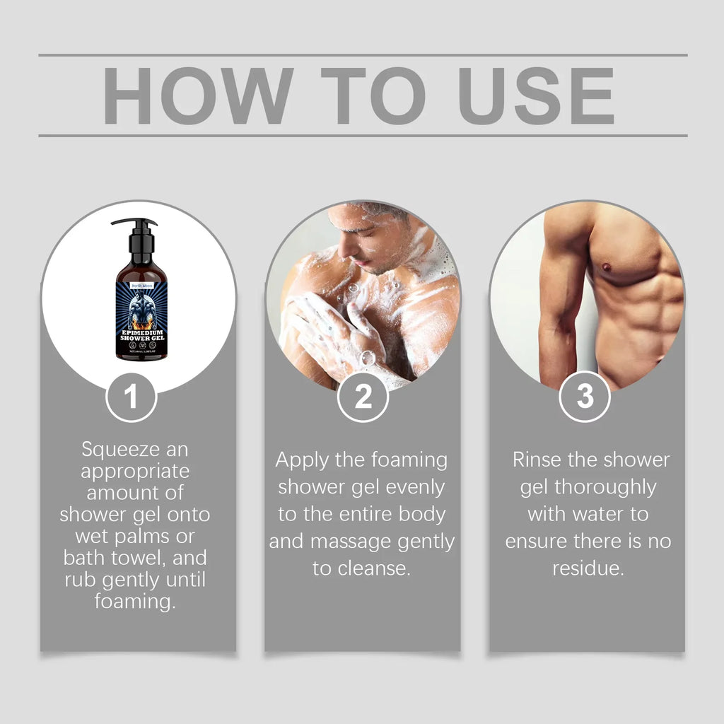 North Moon Men Coconut Oil Exfoliating Shower Gel 100ml Men's Shower Gel PLUSH