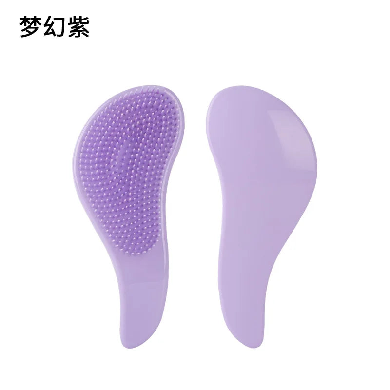 Marble Anti-Static Detangling Massage Hair Comb | Salon Brush Hair Detangling Comb PLUSH 4