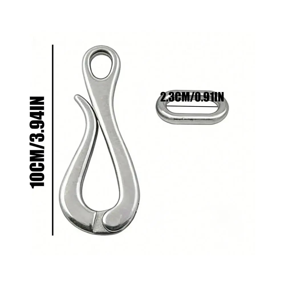 Stainless Steel Quick Release Pelican Hook Clip – Marine Sailing Marine Hook Clip PLUSH 1PC