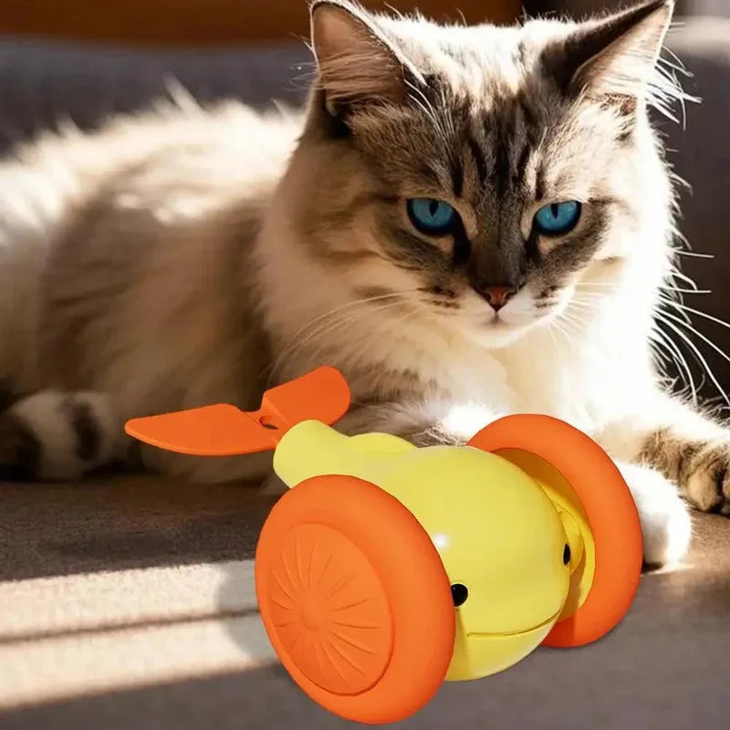 Interactive Smart Cat Toy – Auto Obstacle-Avoiding Mouse Car Interactive Cat Toy PLUSH