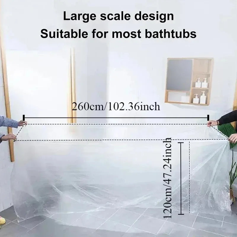 Disposable Bathtub Liner Bags 2/6/10 Pack – Travel & Home Bathtub Liner Bag PLUSH