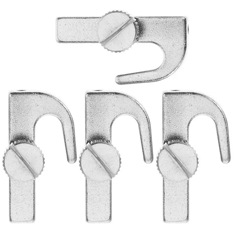 Heavy Duty Zinc Alloy Picture Rail Hooks – Silver Gallery Display Picture Rail Hooks PLUSH