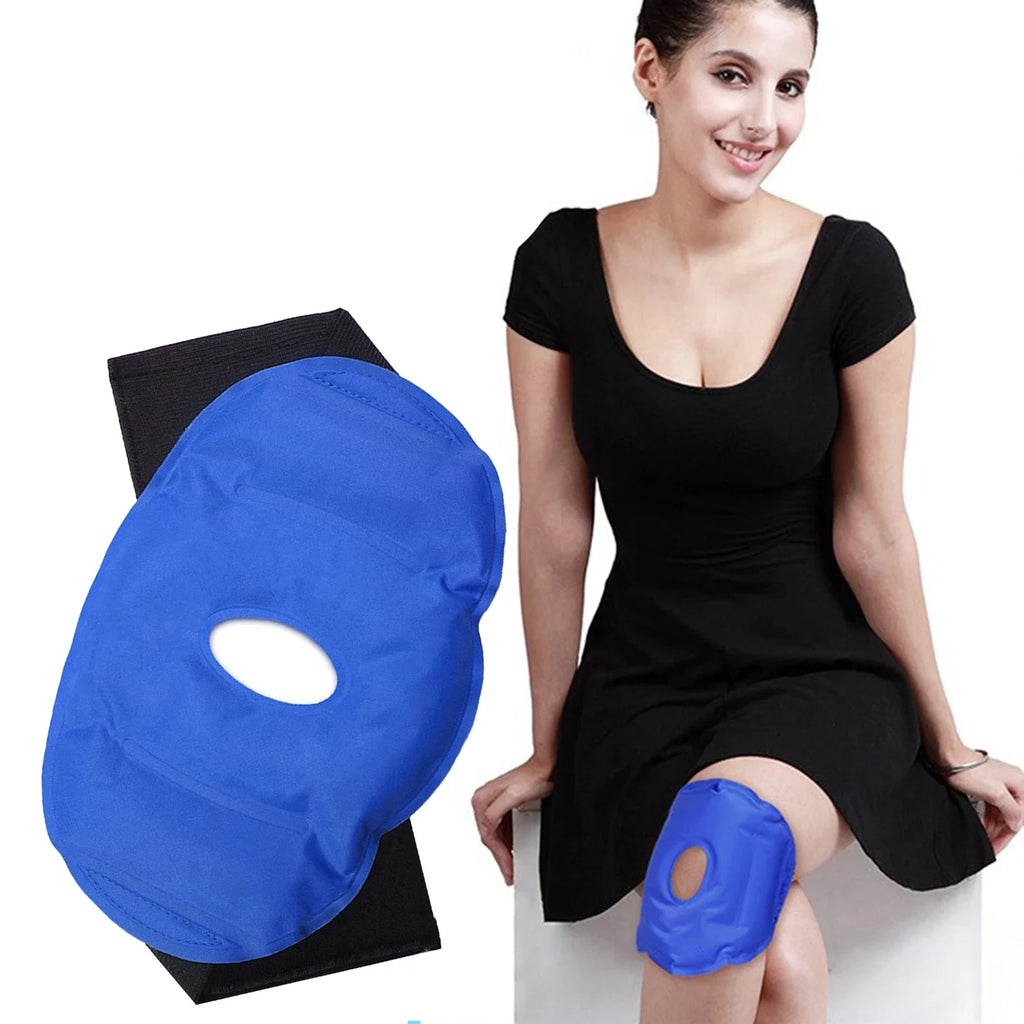 Reusable Knee Ice Gel Pack – Hot & Cold Therapy Wrap Cold Therapy Wrap PLUSH
