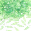 Green Leaf Acrylic Spacer Beads 50-200pcs | DIY Jewelry Making Acrylic Spacer Beads PLUSH 04 x 200pcs