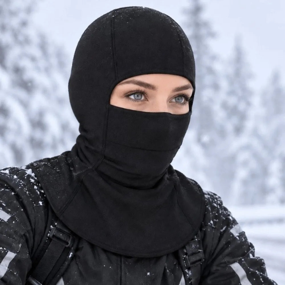 Winter Balaclava Mask Hat – Warm Knit Helmet Liner & Shawl Balaclava Mask Hat PLUSH