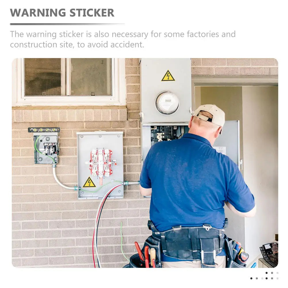 Electrical Warning Stickers 20 Sheets – Safety Caution Labels Safety Warning Labels PLUSH