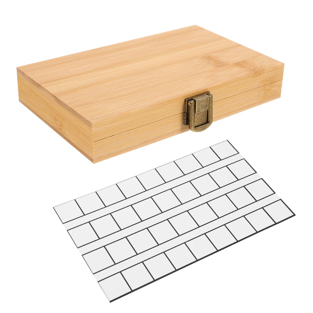 Wooden Watercolor Palette 36 Half Pans Travel Paint Box – Artists Watercolor Paint Palette PLUSH