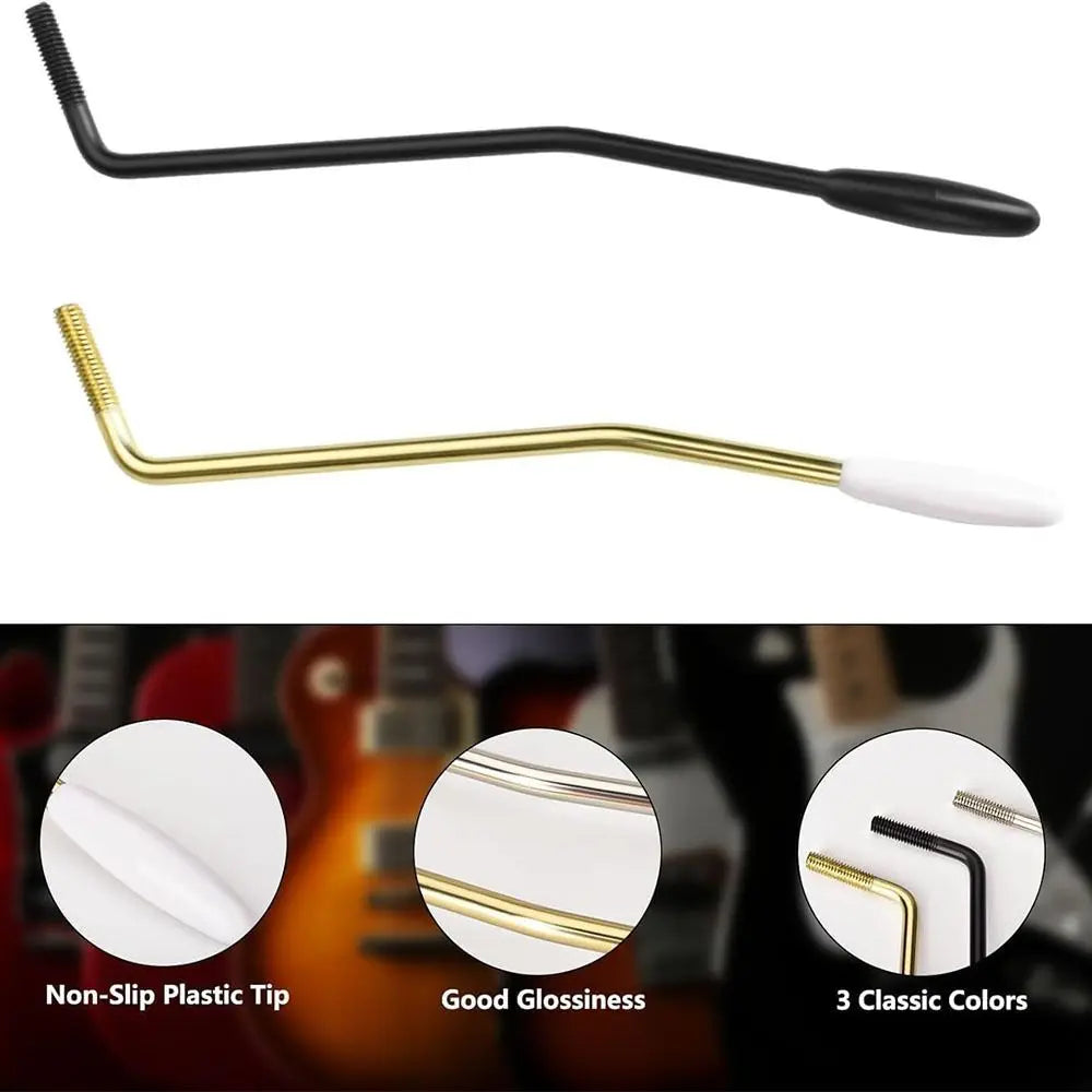 6-Pack Guitar Tremolo Arm M5/M6 Thread Whammy Bar – 3 Colors Guitar Tremolo Arm PLUSH
