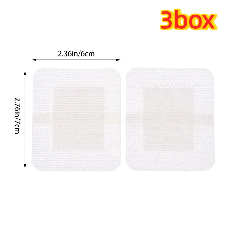Waterproof Sterile Wound Dressings Transparent PU Film 20–200pcs Sterile Wound Dressing PLUSH 3box
