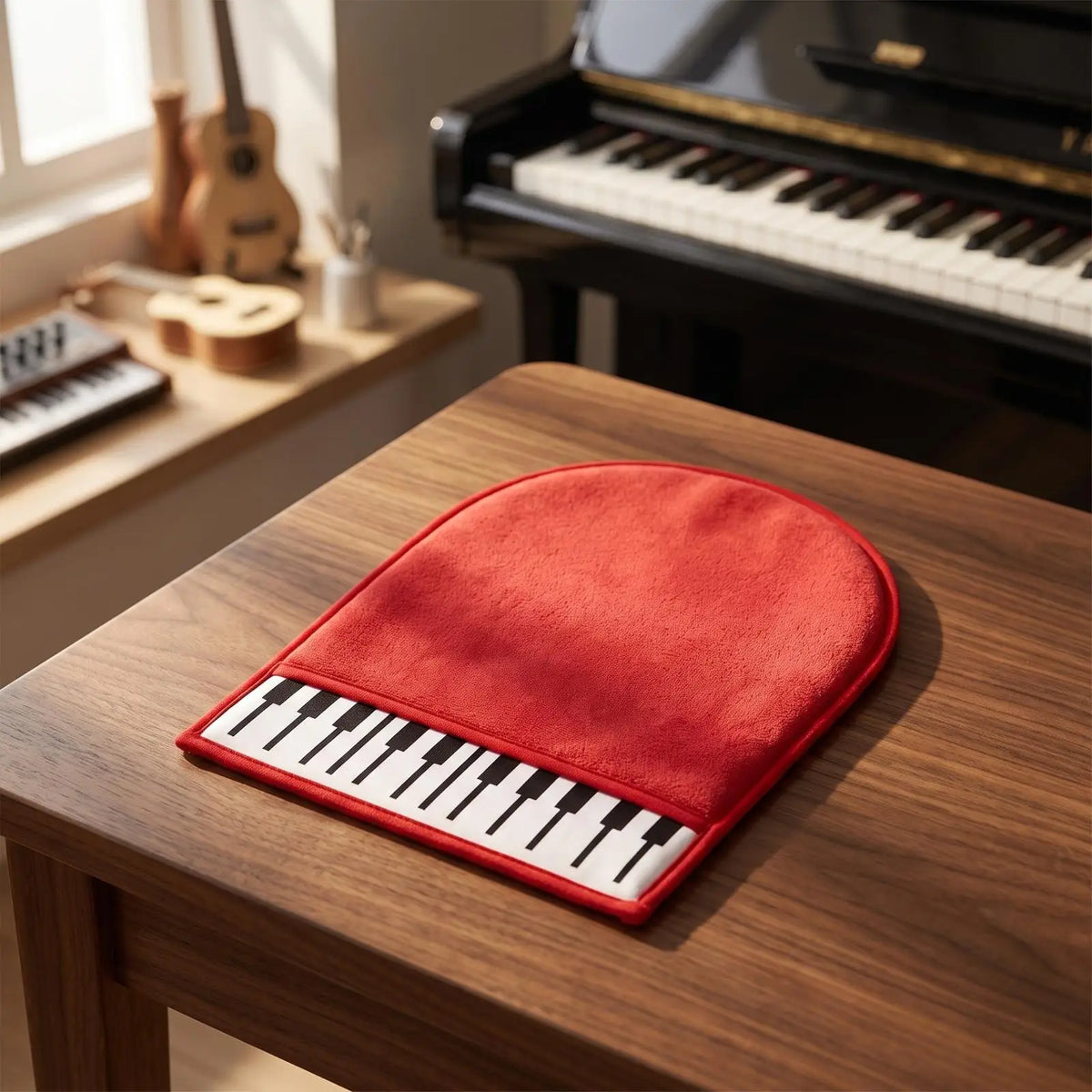 Microfiber Cleaning Glove for Piano Guitar Violin – Lint-Free Instrument Cleaning Glove PLUSH