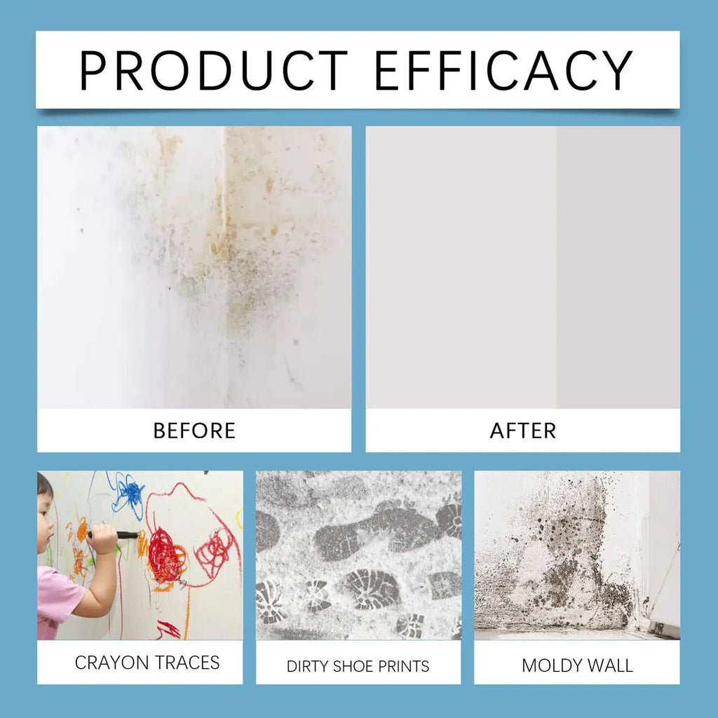 Mould Removal Spray – Wall & Bathroom Mildew Cleaner 500ml Mould Remover Spray PLUSH