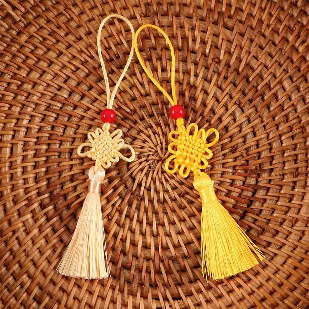 Chinese Knot Silk Tassel Pendant – DIY Craft & Home Décor Tassel Pendant Charm PLUSH