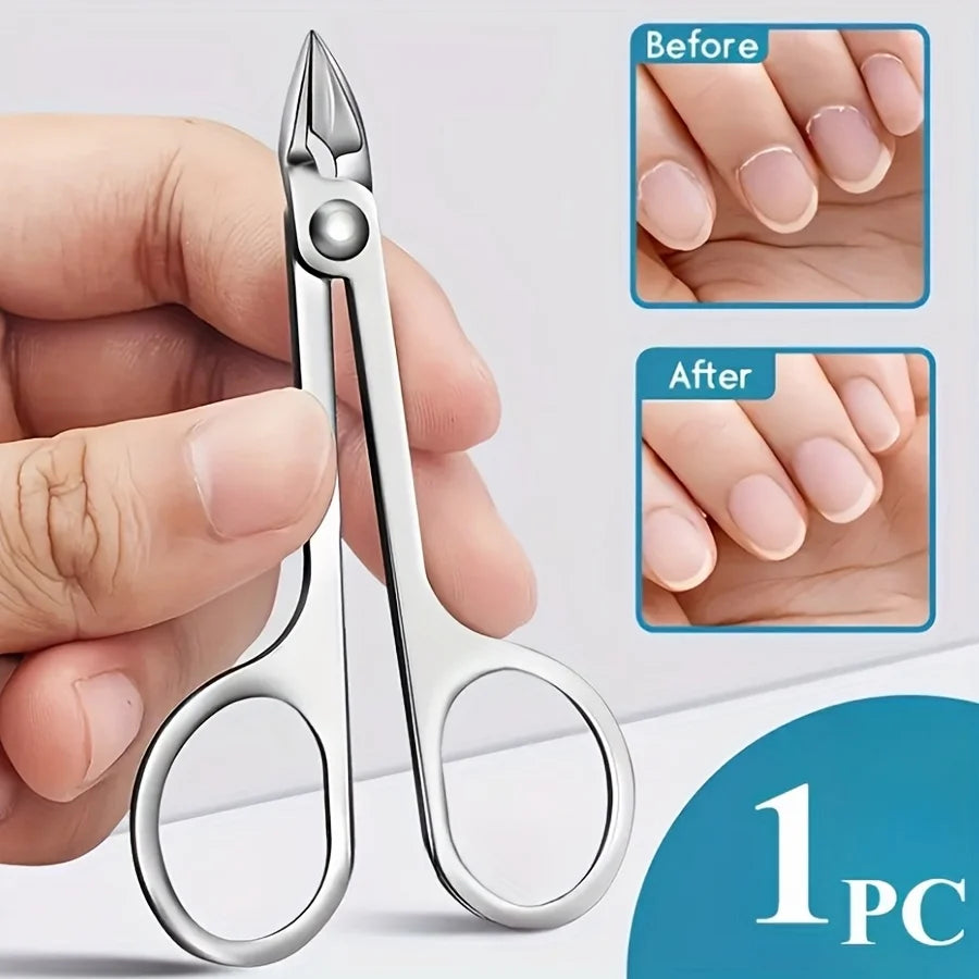 Stainless Steel Cuticle Scissors & Nail Clippers Manicure Set Cuticle Scissors Set PLUSH