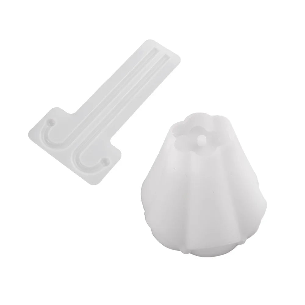 3D Umbrella Silicone Mold – DIY Candle, Gypsum & Resin Silicone Craft Mold PLUSH Translucent