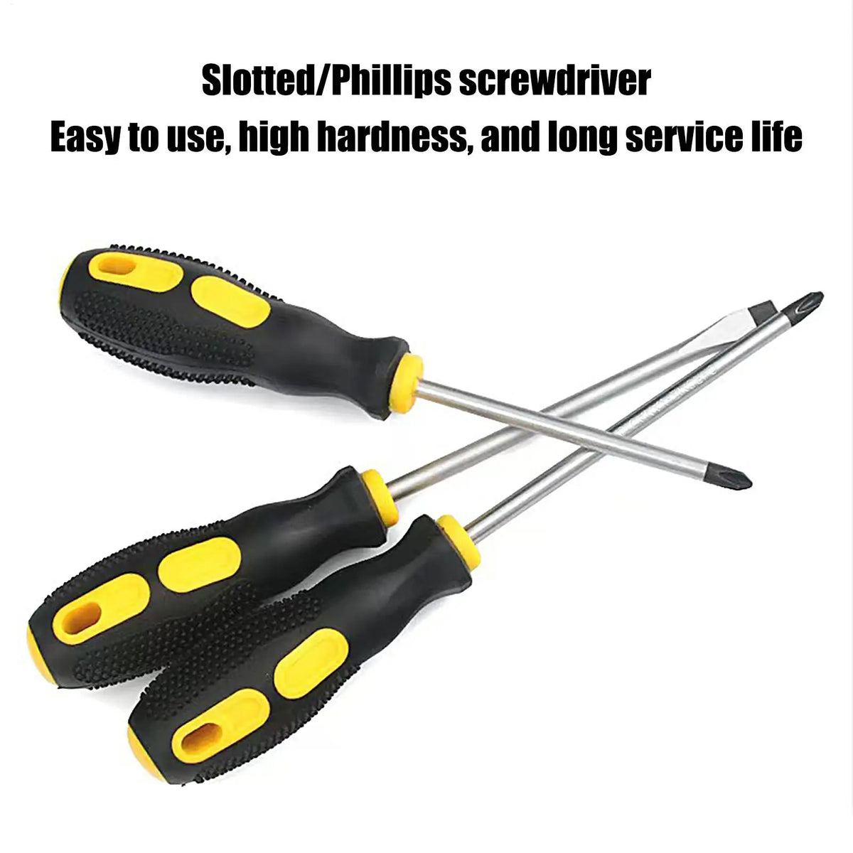 2-Piece Magnetic Screwdriver Set – Phillips & Flat Head Screwdriver Set PLUSH