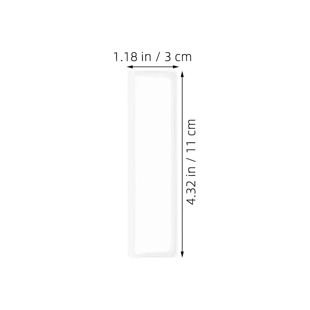 Clear Self-Adhesive Label Pockets 50 Pack – Transparent Holders Adhesive Label Holders PLUSH