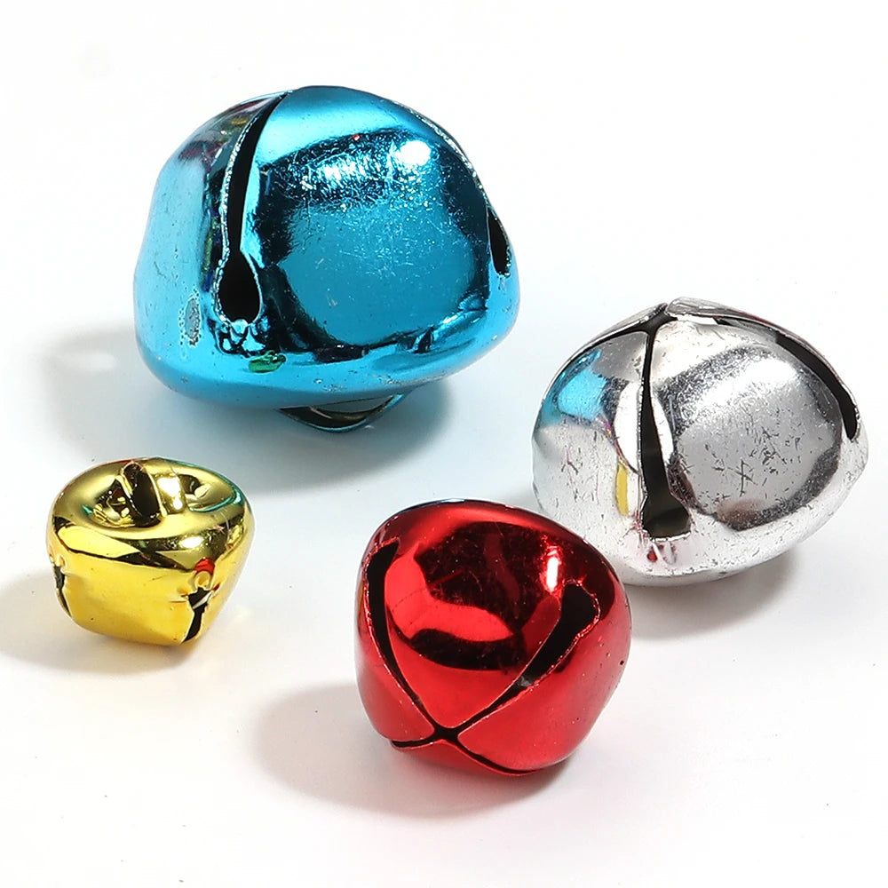 20-30pcs Mixed Color Metal Jingle Bells – Christmas & DIY Jewelry DIY Craft Bells PLUSH