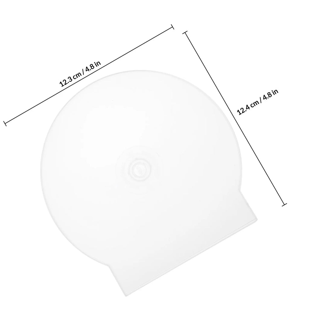 15-Pack Clear CD Jewel Cases – Clamshell DVD Disc Holders CD DVD Storage Case PLUSH Transparent
