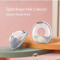 2pcs Silicone Breast Milk Collector Nursing Cups 60ml | Portable Milk Collector Cups PLUSH 2PCS