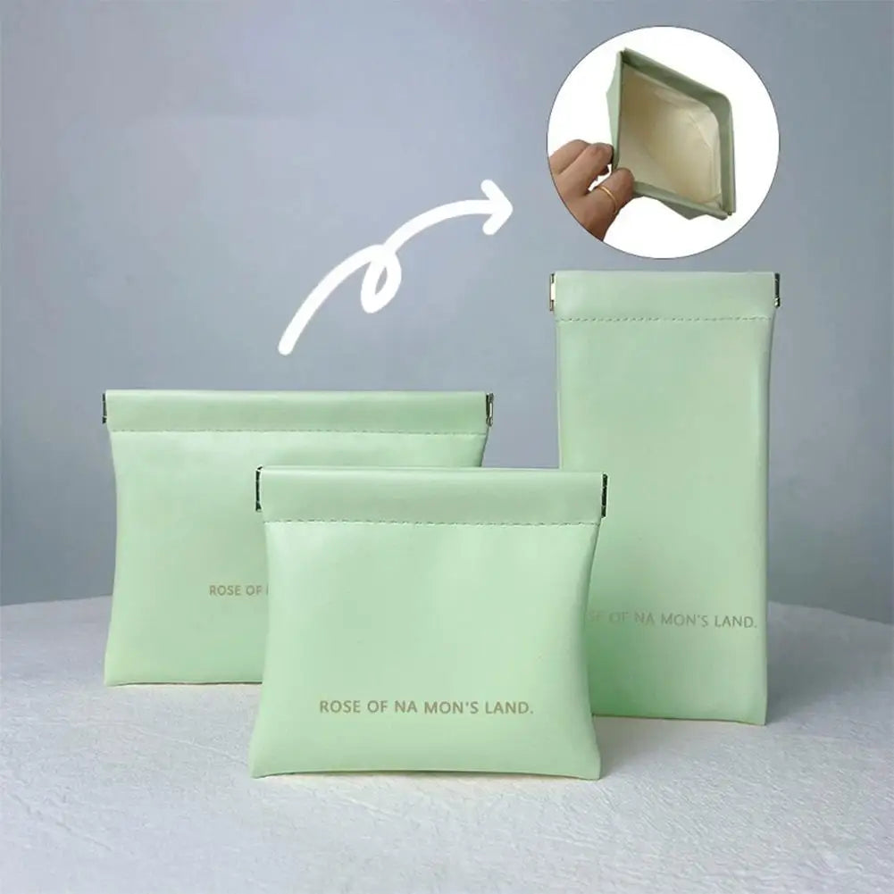 Women's PU Leather Travel Makeup Bag Set – 3-Piece Organizer Travel Makeup Bag PLUSH