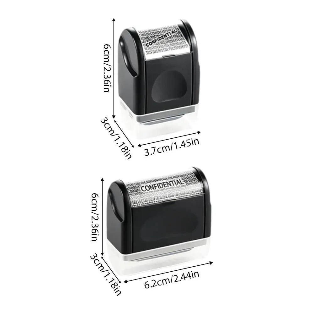 Privacy Roller Stamp & Refill Ink Kit – Address & ID Blocker Privacy Roller Stamp PLUSH