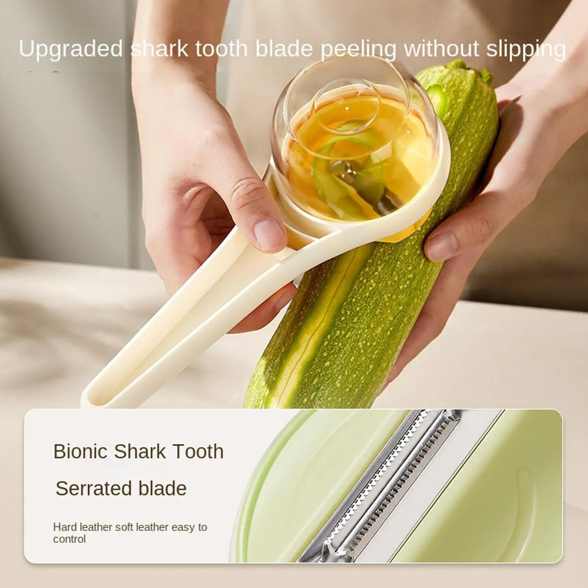 Vegetable Peeler with Container – Stainless Steel Kitchen Tool Vegetable Peeler PLUSH
