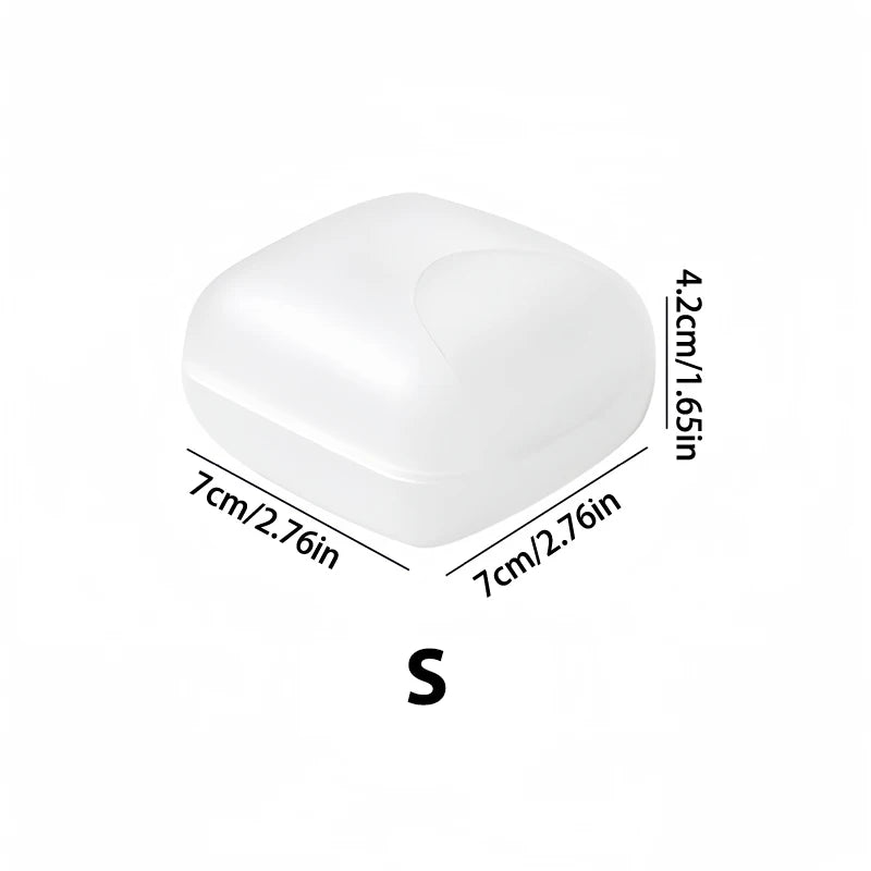 Portable Travel Soap Box – Waterproof Plastic Soap Case with Lid Travel Soap Box PLUSH S