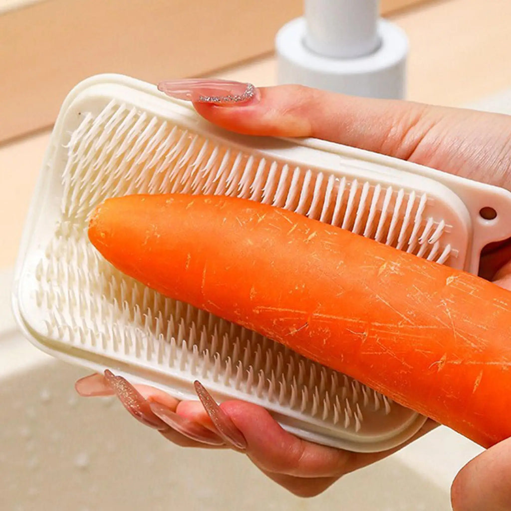 Bendable Fruit & Vegetable Cleaning Brush | Kitchen Scrubber Kitchen Cleaning Brush PLUSH