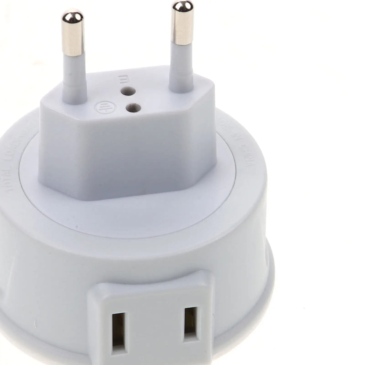 Foxnovo European to US Plug Adapter | Travel Converter Travel Plug Adapter PLUSH