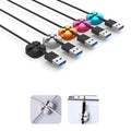 5-Pack Silicone Cable Winder Desktop Cord Organizer Holder Cable Organizer PLUSH Default Title