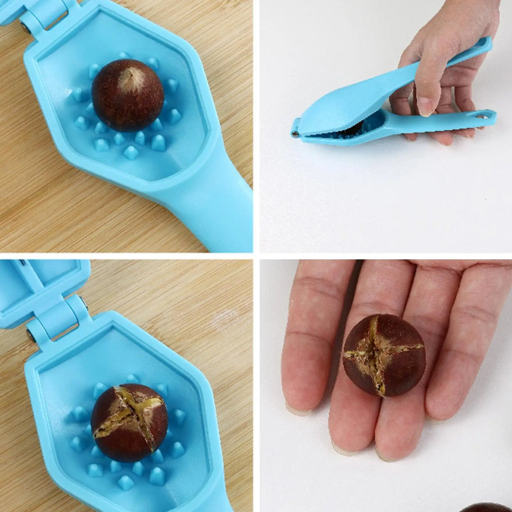 Stainless Steel Nut Cracker – Chestnut & Walnut Shelling Tool Nut Cracker Tool PLUSH