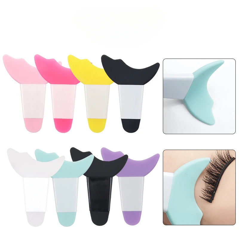 Silicone Eyelash Shield Mascara Guard & Eyeshadow Tool Eye Makeup Tool PLUSH
