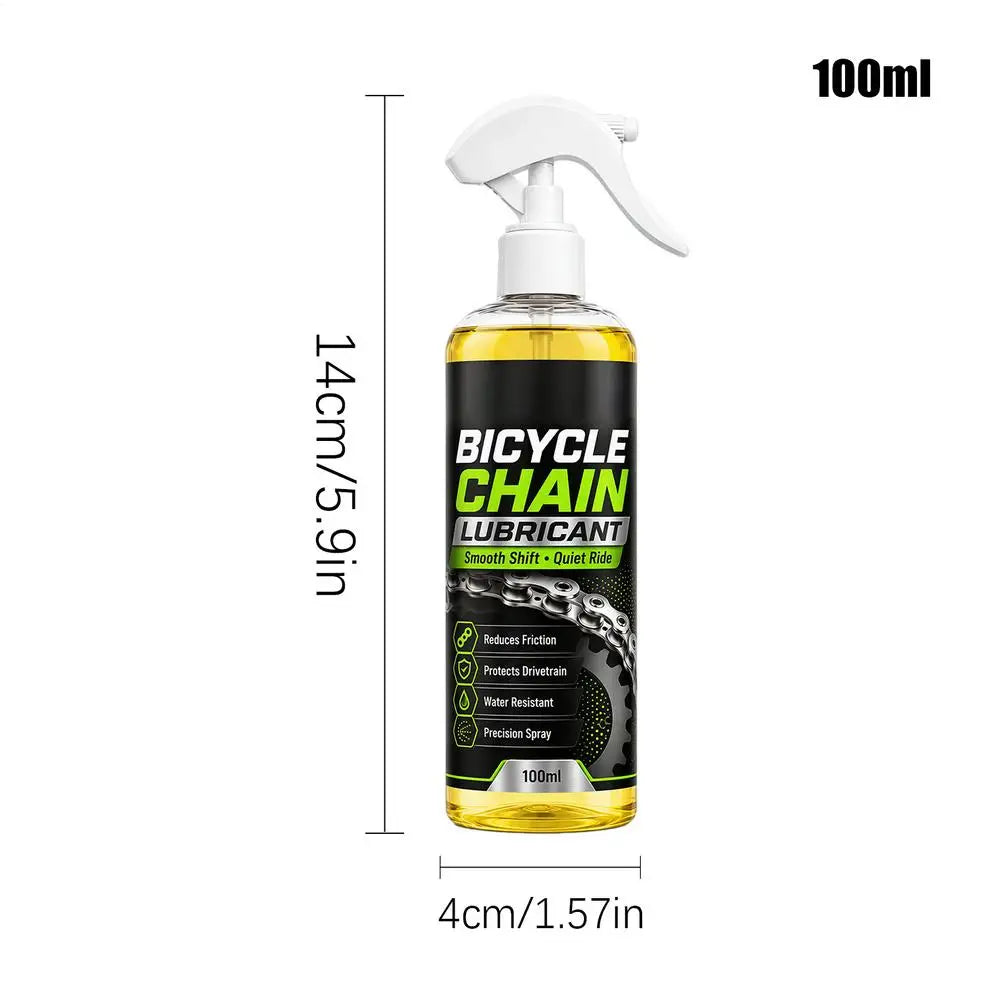 100ml Bike Chain Lube – Quiet, Smooth & All-Weather Protection Bicycle Chain Lubricant PLUSH 100ml