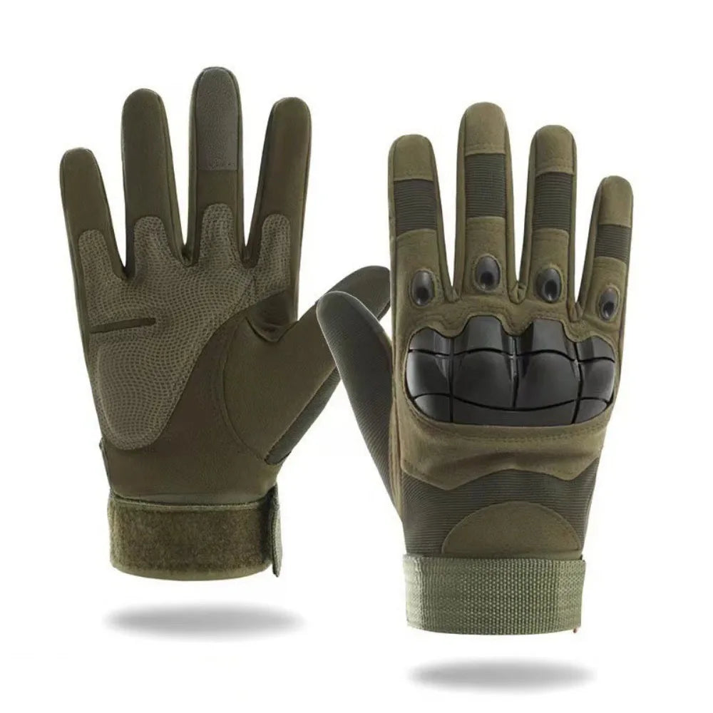 Goatskin Leather Fingerless Motorcycle Gloves – Vintage Racing Fingerless Riding Gloves PLUSH Green-XL